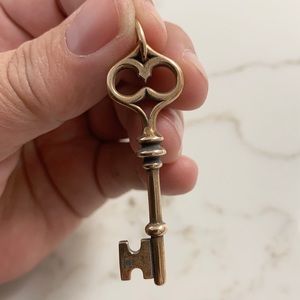 James Avery Retired Renaissance Bronze Key Pendant